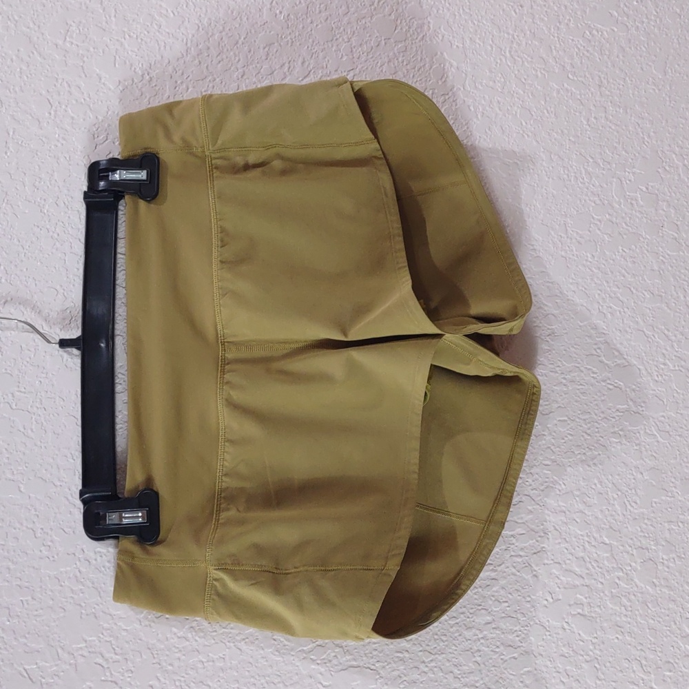 Lululemon Athletica Athletic Shorts in Olive